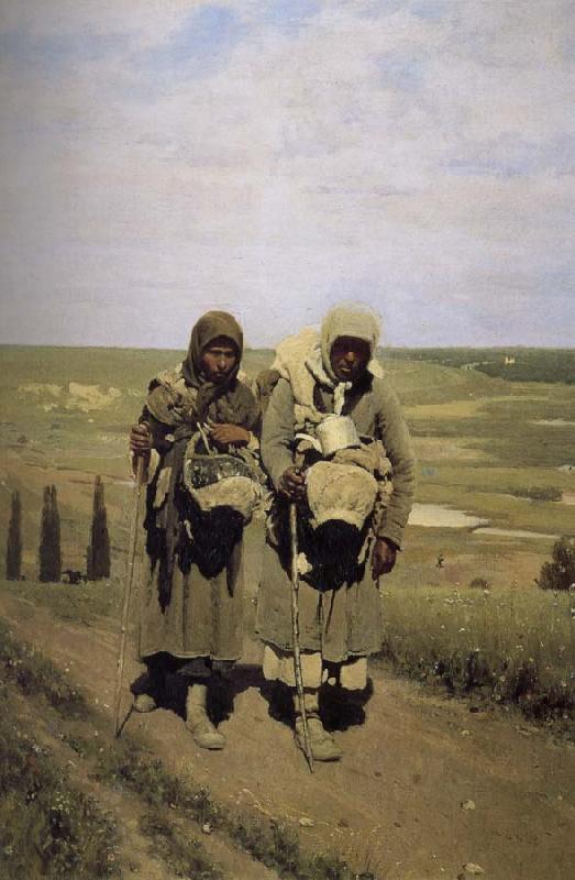 Ilia Efimovich Repin Wandering pilgrims